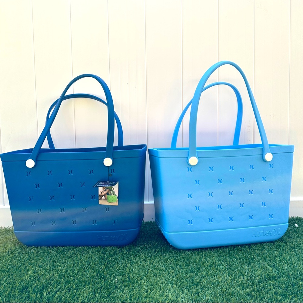 1-HURLEY BEACH TOTE (Navy Blue)